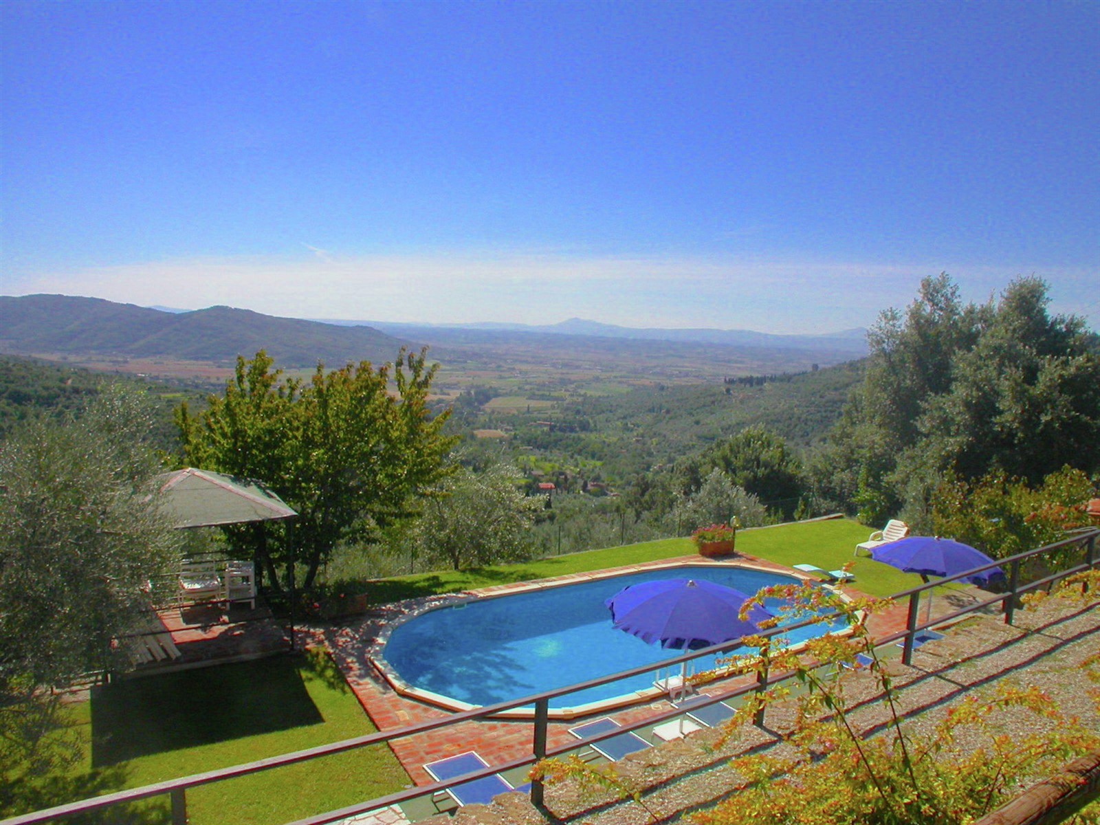 Ein Blick über die italienische Landschaft