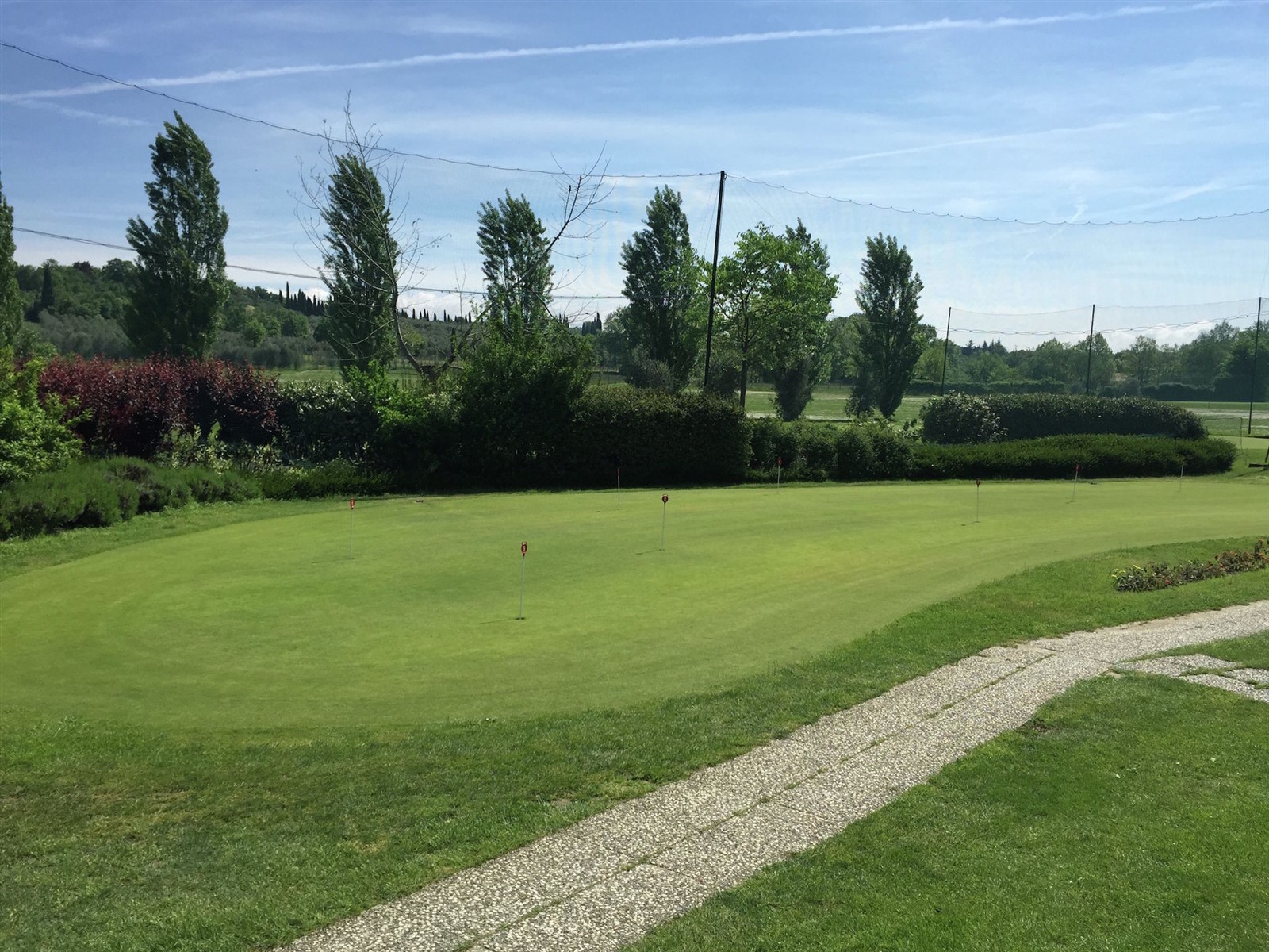 Ein Golfplatz in der Lombardei