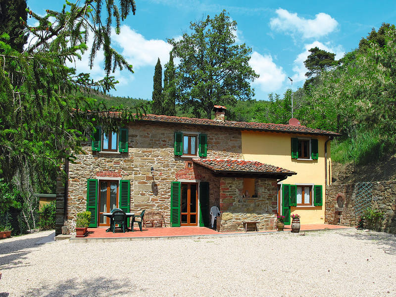 Ein Naturstein-Ferienhaus in der Toskana